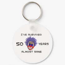 50th Birthday keychains