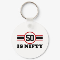 50th Birthday keychains