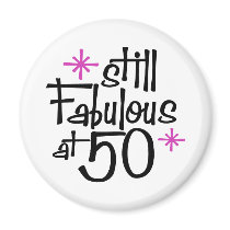 50th Birthday Magnet