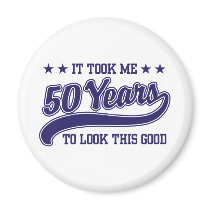 50th Birthday Fridge Magnets