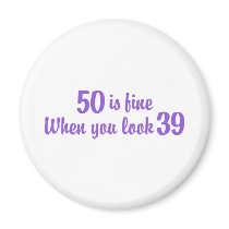 50th Birthday Magnets