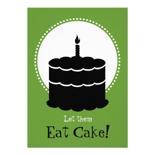 50th Birthday - Margarita vs Cake Custom Invites