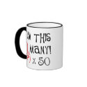 50th birthday Middle Finger Salute mugs by 50thbirthdaygifts_ 50th birthday Middle Finger Salute mugs