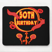 50th Birthday Mousepad by 50th_birthday_gifts 50th Birthday Mousepad