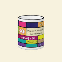 50th Birthday mug mugs