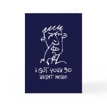 50th birthday Nose Picker, I got your 50! Cards