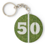 50th Birthday Party Favor Key Chains