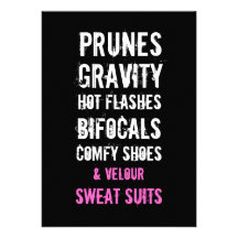 50th Birthday Party - Funny for Her Custom Invitation