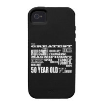 50th Birthday Party Greatest Fifty Year Old Case-Mate iPhone 4 Case