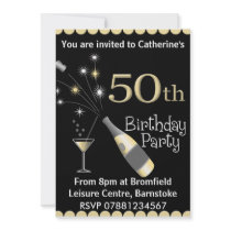 50th Birthday Party Invitation