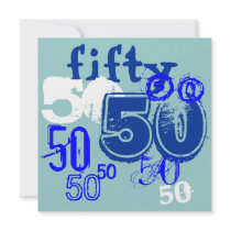 50th Birthday Party Announcements
