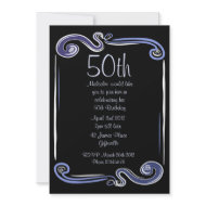 50th Birthday Party Invitation invitation