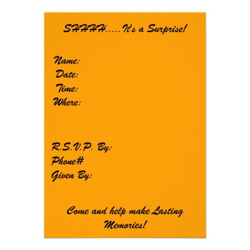 50th Birthday Party Invitation