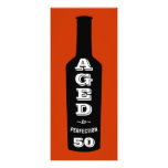 50th Birthday Party Invitation Aged to Perfection invitations