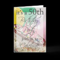 50th Birthday Party Invitation cards