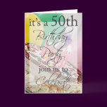 50th Birthday Party Invitation