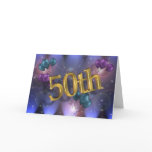 50th Birthday party invitation card