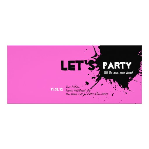 50th Birthday Party Invitation - Holy Cow!
