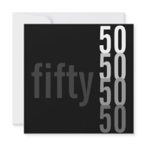 50th Birthday Party Invitations