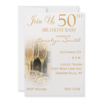 50th Birthday Party Invitations