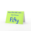 50th Birthday Party Invitations cards