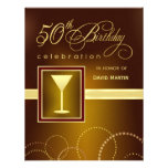 50th Birthday Party Invitations - Contemporary invitations