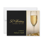 50th Birthday Party Invitations - Corporate Style