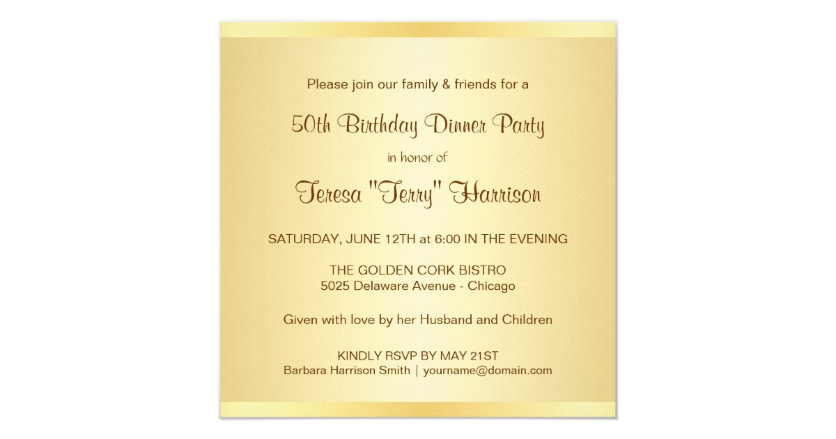50th birthday party invitations create your own zazzle make your own 50th birthday invitations