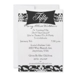 50th Birthday Party Personalized Invitation
