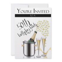 50th Birthday Party Personalized Invitation by NightSweatsDiva 50th Birthday Party Personalized Invitation