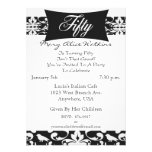 50th Birthday Party Personalized Invitation invitations