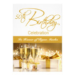 50th Birthday Party Personalized Invitation invitations