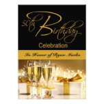 50th Birthday Party Personalized Invitation invitations