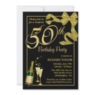 50th Birthday Party - Surprise Party Invitations invitation
