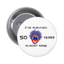 50th Birthday Pin