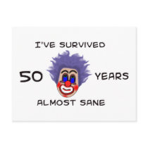 50th Birthday postcards
