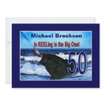 50th Birthday - Reeling in the Big One (Fish) Invitation