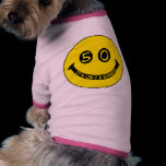 50th birthday Smiley Face, It's only a number! Dog Tee Shirt