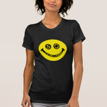 50th birthday Smiley Face, It's only a number! Tees