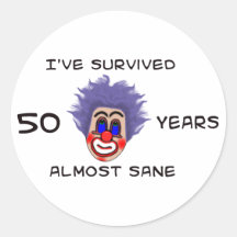 50th Birthday Sticker