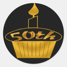 50th Birthday Sticker