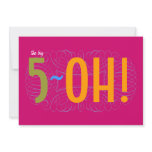 50th Birthday Invitations