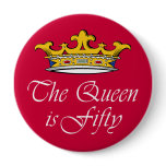 50th birthday The Queen is 50! Pins