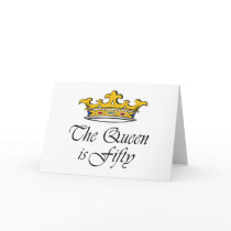 50th birthday The Queen is 50! Card