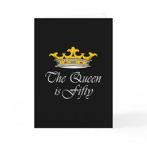 50th birthday The Queen is 50! cards