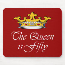 50th birthday The Queen is 50! Mouse Pad
