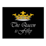 50th birthday The Queen is 50! Post Cards