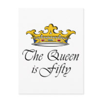 50th birthday The Queen is 50! Post Cards