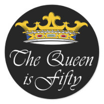 50th birthday The Queen is 50! Stickers