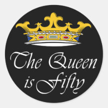 50th birthday The Queen is 50! Stickers